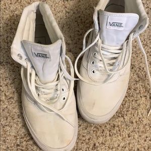 White high top vans